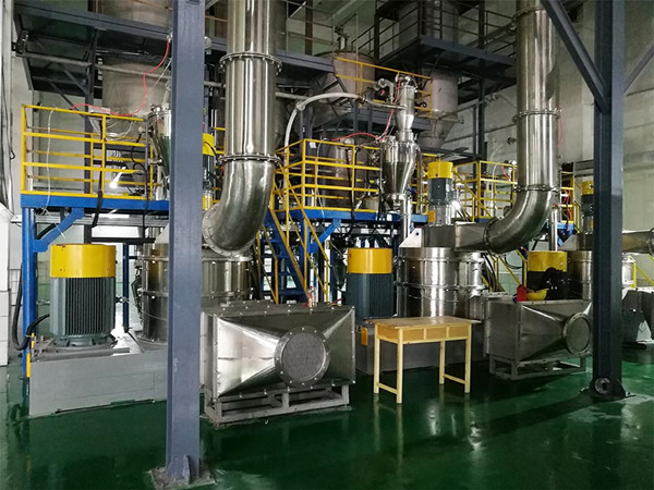 3M new material factory: Resin grinding mill production line